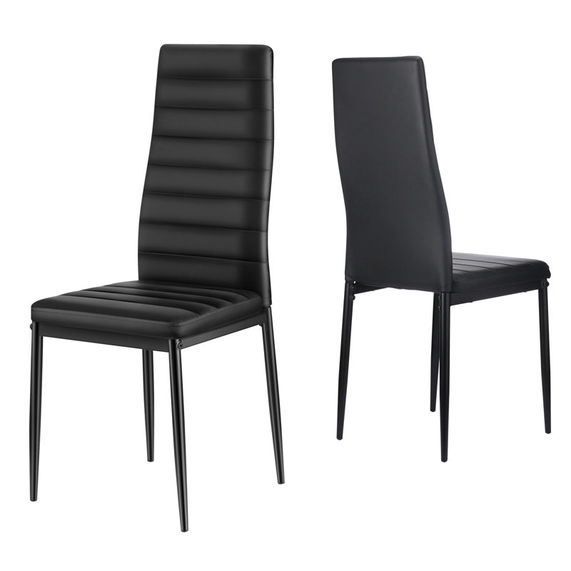 Chaises de salle à manger , Noir, Noir