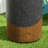 17.75"H Multi-Functional MGO Faux Terrazzo And Wood Texture Garden Stool