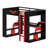 Modern Loft Bed with Integrated Power Hub, Multi-Port Charging, and Customizable Ambient Lighting-378878210