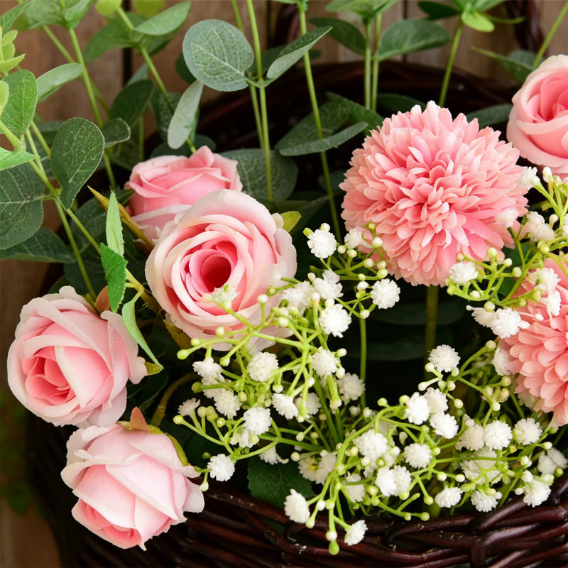 Wall-Mounted Artificial Flower