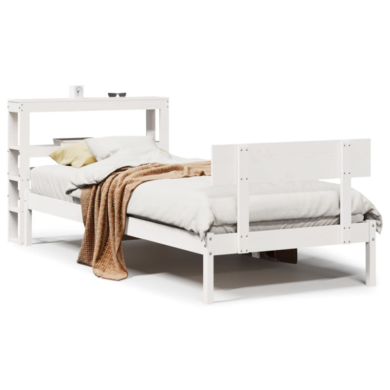 Broderick Bed, 75 x 190cm, White