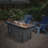 Sunbeam Grange Resin Propane Fire Pit Table