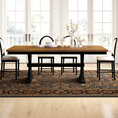Courtdale Extendable Solid Wood Dining Table