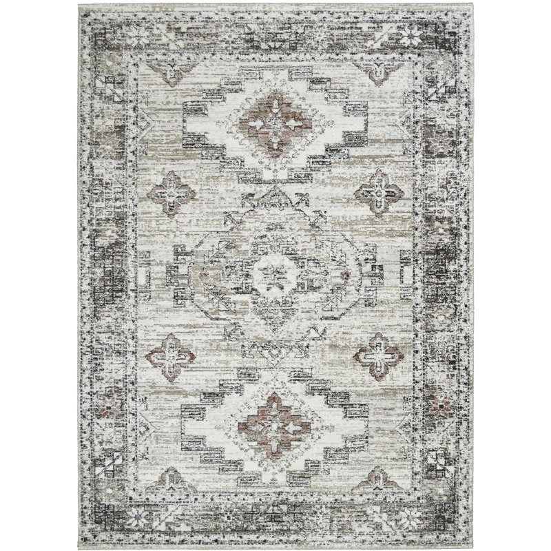 Roshawn Oriental Indoor Rug, Rectangle 5'3" x 7'10"