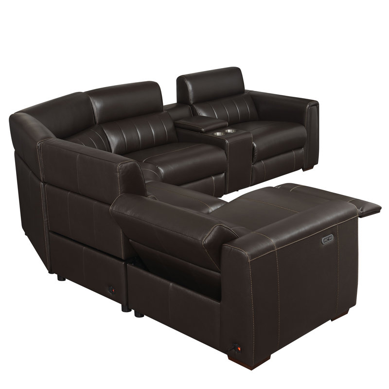 Canapé modulaire inclinable de 180 po Beauville