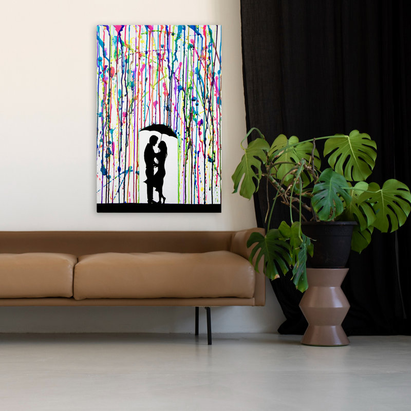 Precipice - Art figuratif surréalisme urbain et pop, H 48 po x l 32 po