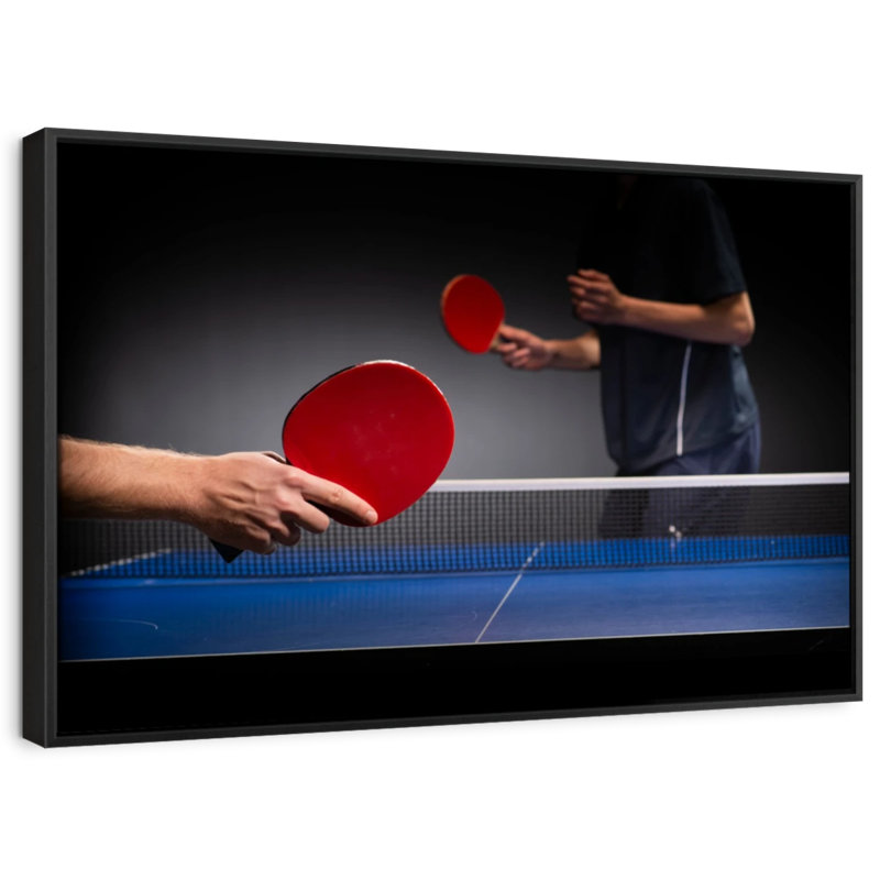 «Table Tennis Match Wall Art», H 9 po x l 13 po