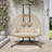 Switte Modern 2-Person Weather-Resistant Egg Swing Chair with Stand, 650 lb Capacity  -170664580