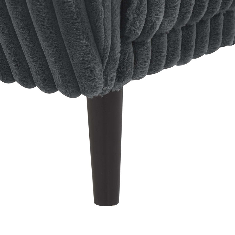 Futon Lanerkirk, Fausse fourrure grise foncée