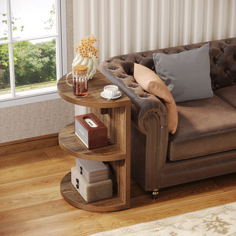 Innsbrook Floor Shelf End Table with Storage