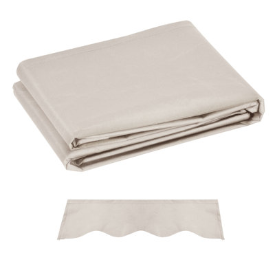 Outsunny 282cm W x 250cm D Polyester Cover Retractable Awning Fabric Replacement