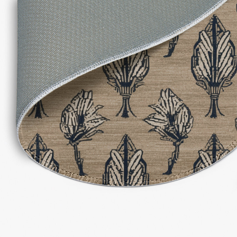 Tapis intérieur et extérieur ArtDeco, Rond 5 pi