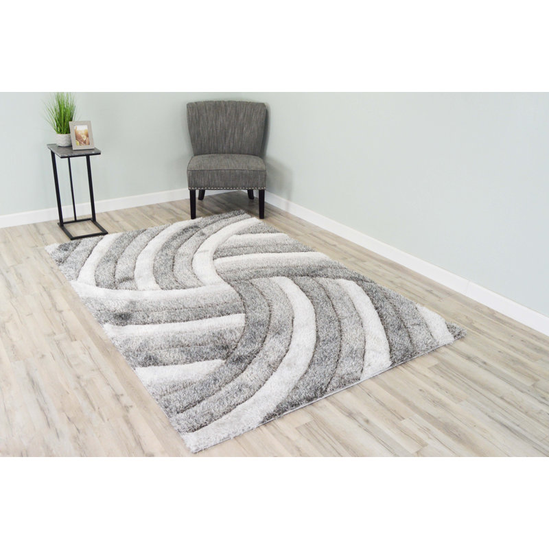 Tapis gris Salvant, Rectangle 5 pi 2 po x 7 pi 5 po