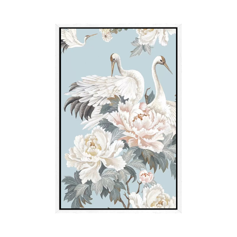 Pure Beauty I 1 Piece Painting on Canvas, 152.4cm H x 101.6cm W x 3.81cm D, White Framed
