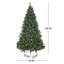Arbre de Noël épinette 7 pi-1647752305
