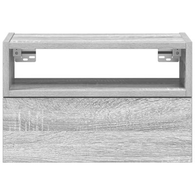 Cabriales 45cm W Manufactured Wood Bedside Table