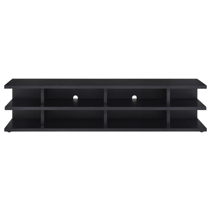 Meuble télé 78 po Starnes, Noir