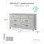 Commode 7 tiroirs Avallon