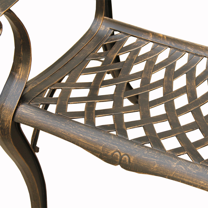 Casavant Outdoor Dining Armchair, Bronze