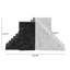 Serre-livres noir et blanc Aleemah Speckled