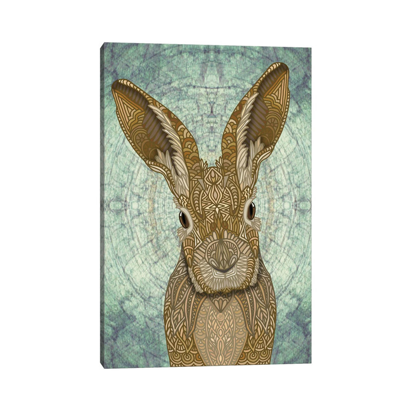 Ornate Bunny by Angelika Parker - Wrapped Canvas Gallery-Wrapped Canvas Giclée, 30.48cm H x 20.32cm W