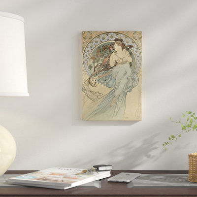« la musique, 1898 », impression sur toile