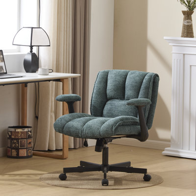 Chaise de bureau Criss Cross avec dossier réglable, roues pivotantes et accoudoirs réglables