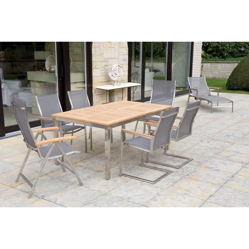 Barre Patio Dining Armchair with Cushion