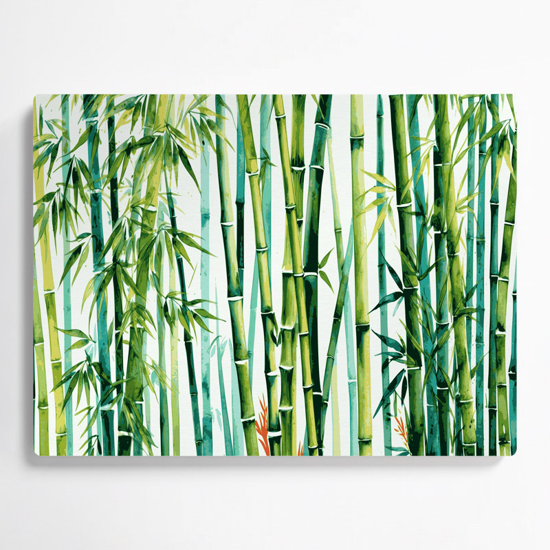 Art mural hawaïen en bambou beige, H 20 po x l 30 po