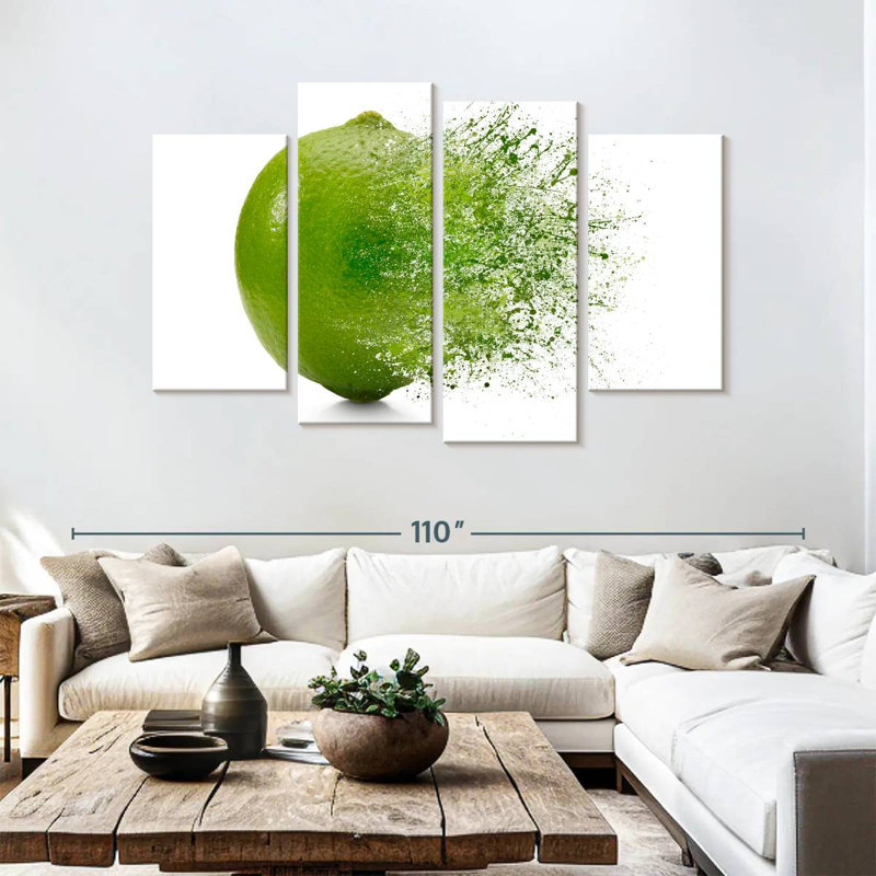 Yarlin Splash Of Lime, H 54 po x l 84 po