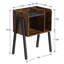 Table de chevet empilable en acier Kempst-1463026707