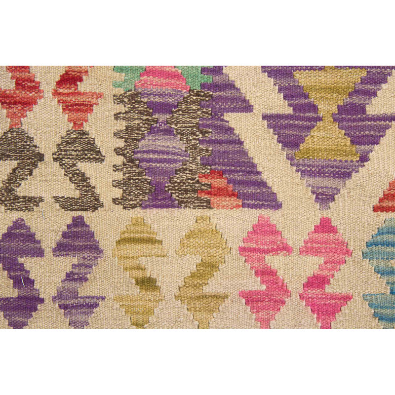 Geometric Hand Woven 84cm X 117cm Area Rug
