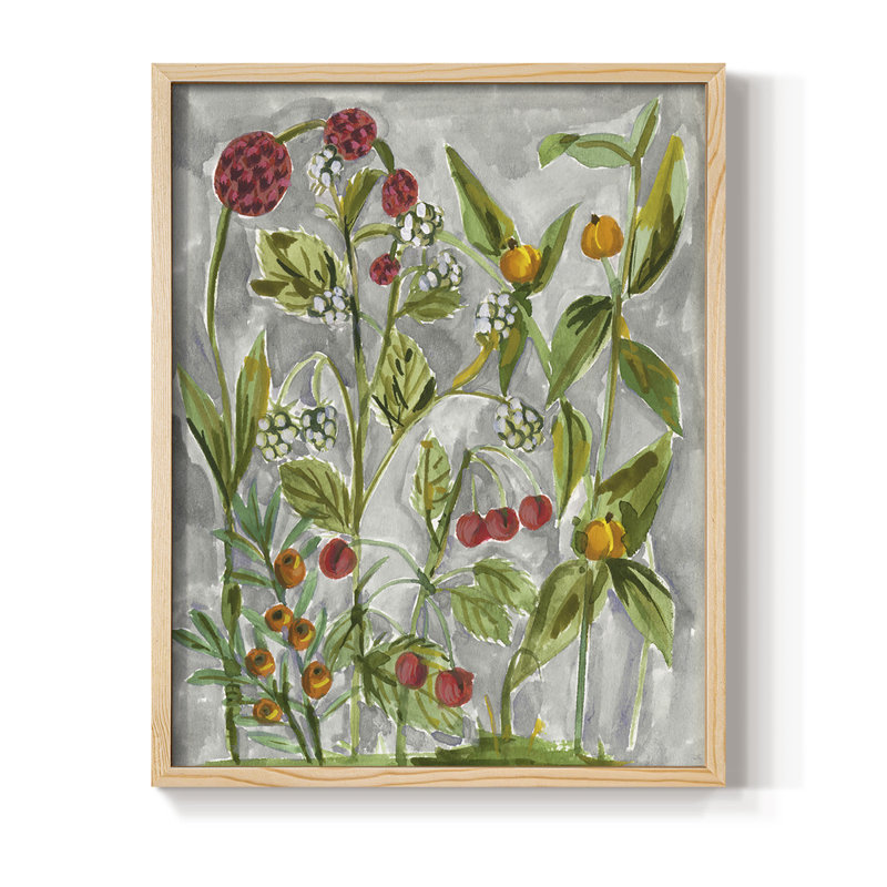 «Dear Nature II», reproduction encadrée - bois massif, Naturel, H 11 po x l 9 po