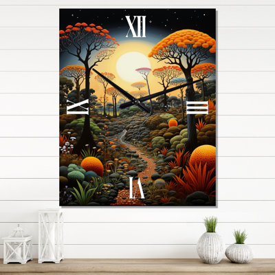 Horloge murale Baobab