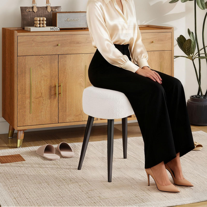 Tabouret de coiffeuse Teddy Velvet