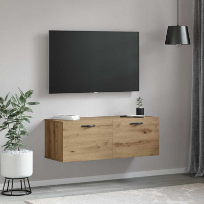 vidaXL Wall-Mounted Cabinet Wall-mounted Engineered Wood Garage Storage Unit