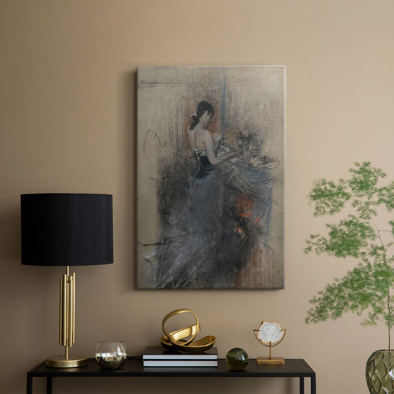 Reproduction de portrait rétro Lxxxvii - galerie Cavas, H 12 po x l 8 po