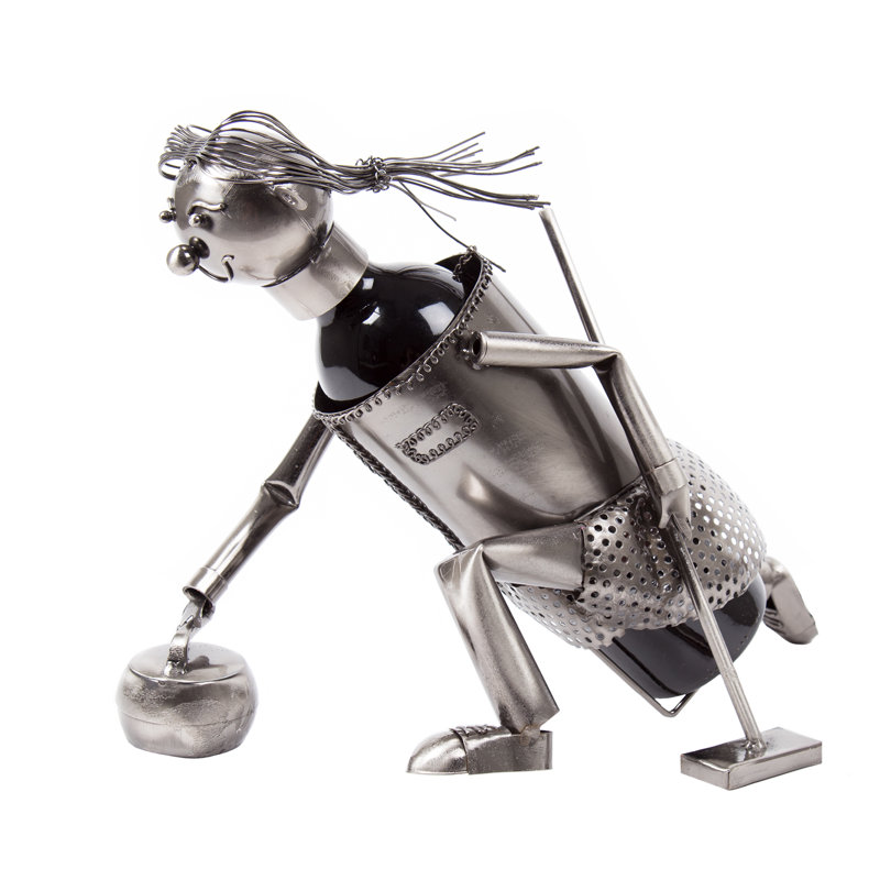 Tabletop Wine Bottle Rack in Silver