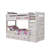 Agatie Kids Twin Over Twin Bunk Bed with Drawers-150172381