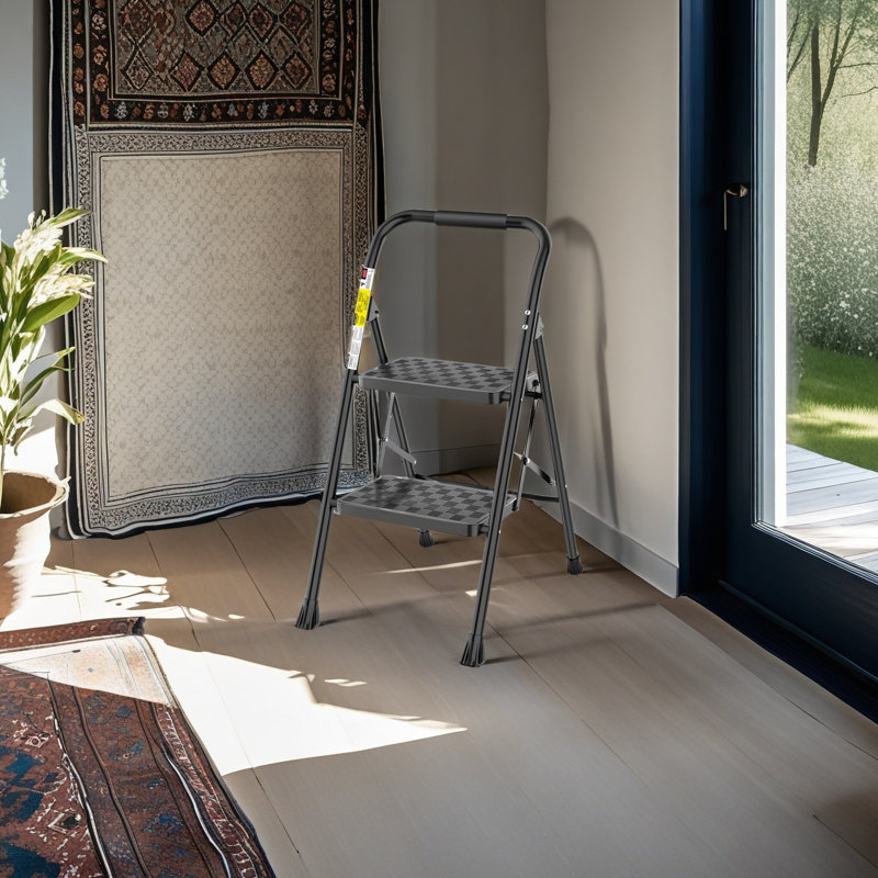 Escabeau pliant en escabeau, Grey