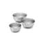 Brabantia Profile Stainless Steel 3 Piece Nested Mixing Bowl Set