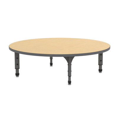 Apex Series MDF and Particle Board Adjustable Round 4 Students Activity Table