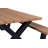 Tablo 8 - Person Metal Patio Dining Set with Rectangular Table