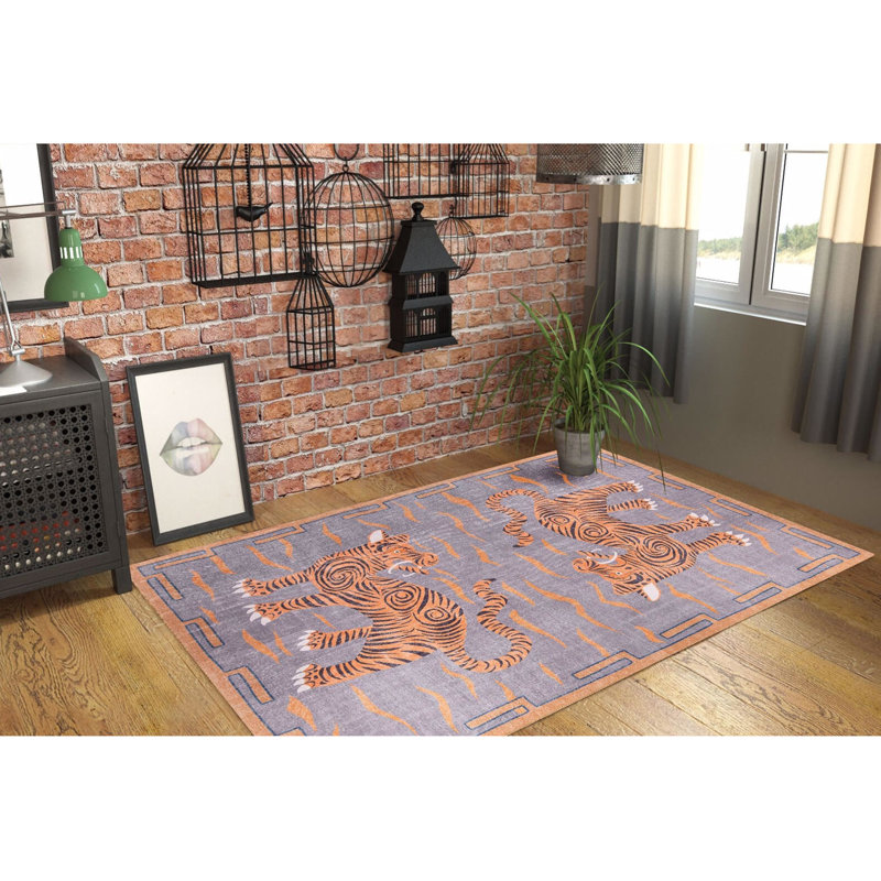Elegant Hall Carpet (2.5 x 7.5 ft), 100% Polyester, 1.1 lbs/sq ft | 4 mm Pile Height, Recycled Poly Cotton Underside | Machine Washable, Eco-Friendly | Perfect for Entryways, Living Rooms & Hallways