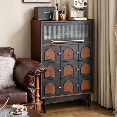 American-style retro living room storage cabinet