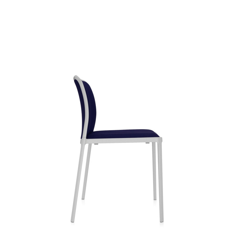 Audrey Soft Chair, Sky Blue/White