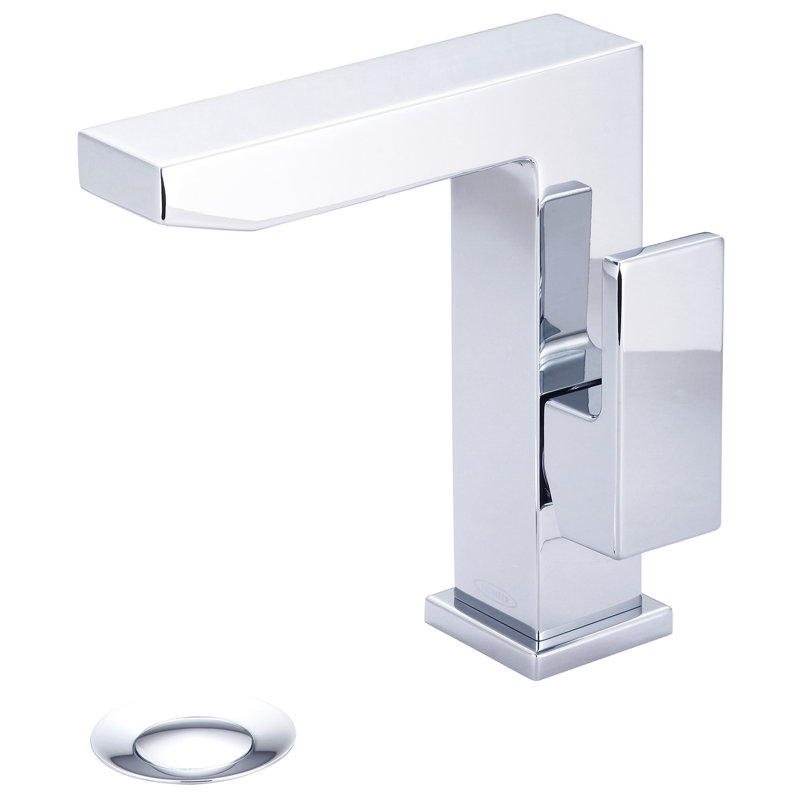 Mod Single-handle Bathroom Faucet with Drain Assembly, Polished Chrome