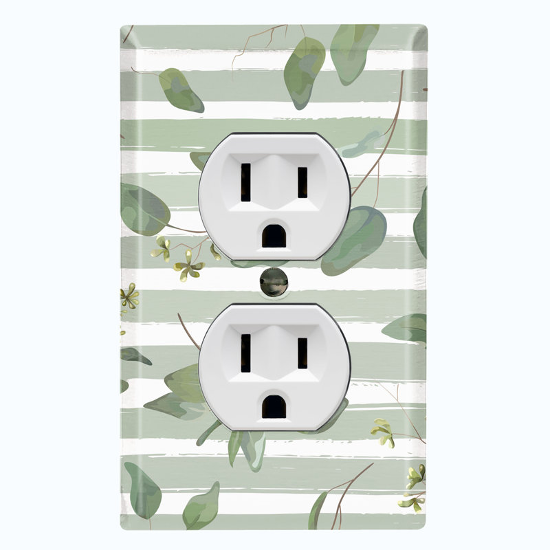 Nature Themed 1 - Gang Duplex Outlet Standard Wall Plate