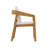 Outdoor Dining Armchair With Cushions