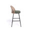 Yes Upholstered Chenille Bar Stool with Steel Frame-2066087895